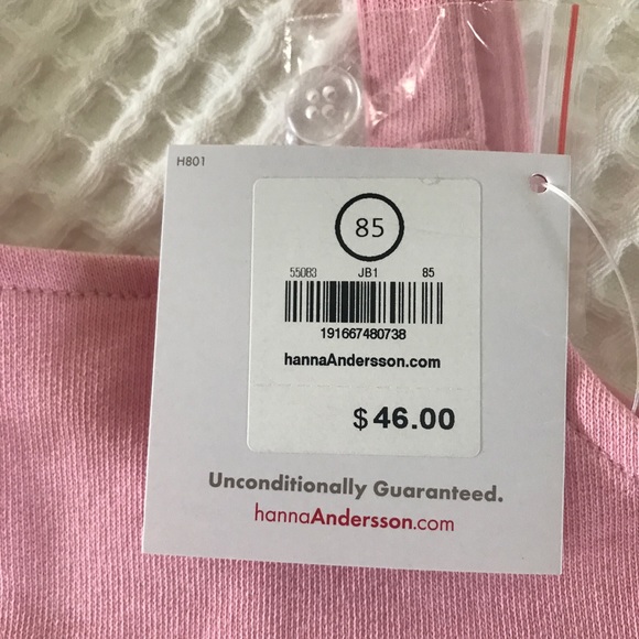 New Hanna Andersson Romper SZ 85 (2T) - Picture 4 of 6